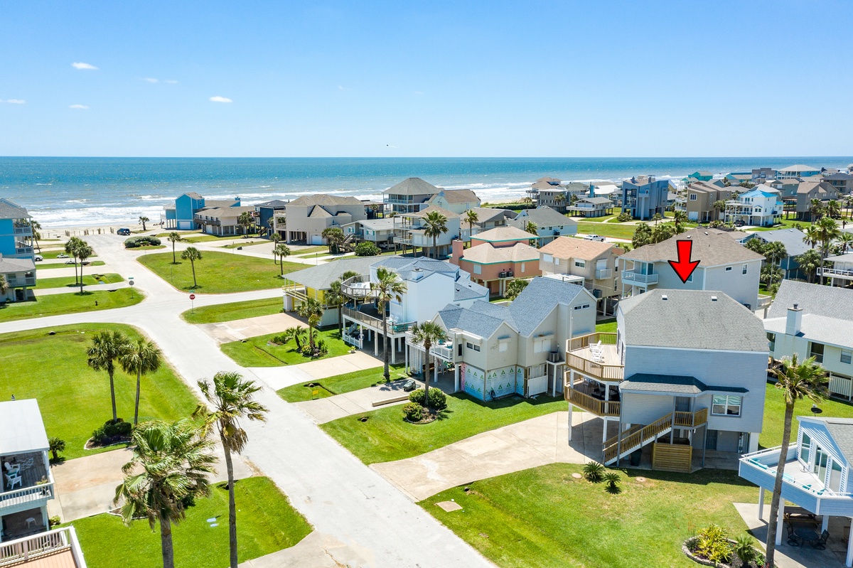 Beachside home in the Pirates Beach neighborhood