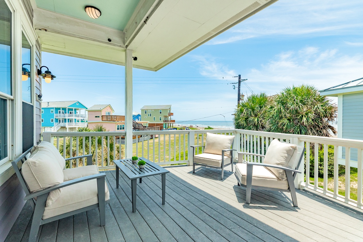 Great Gulf views from this beachside vacation rental