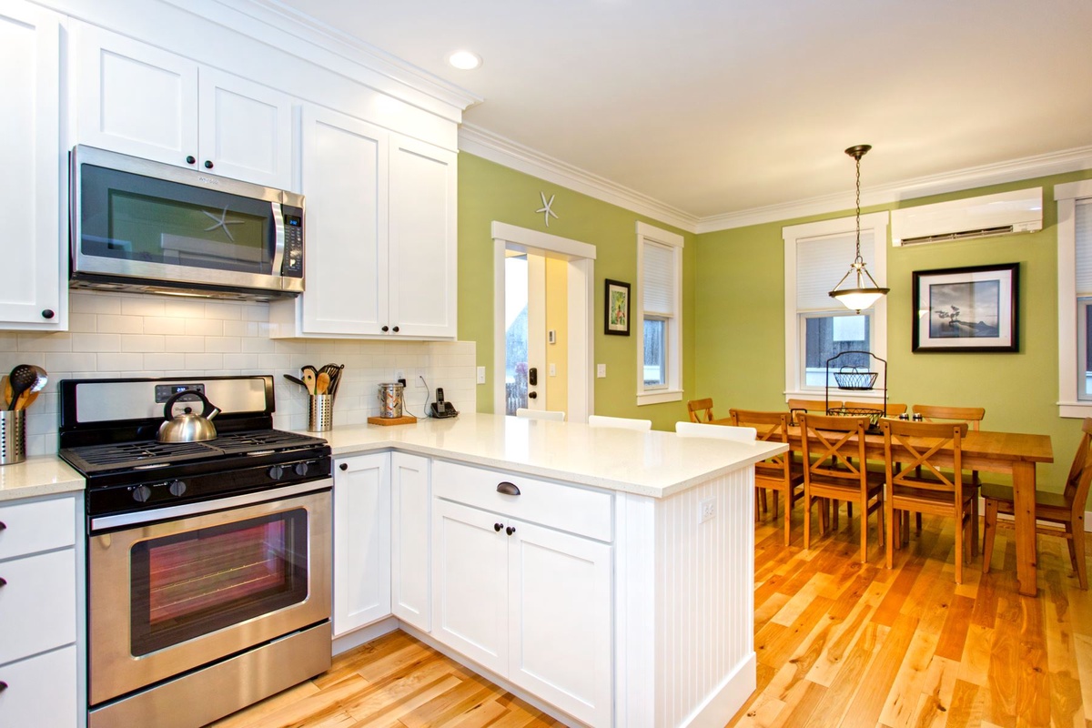 Kitchen and dining room