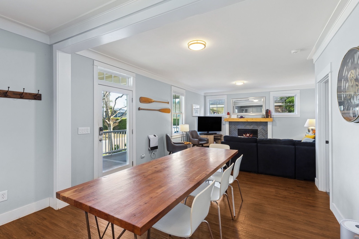 Gather around the dining table for great food and conversation