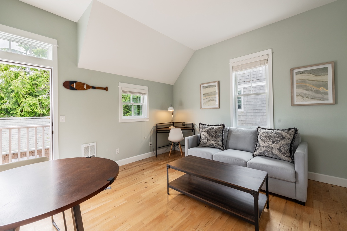 Carriage house living room