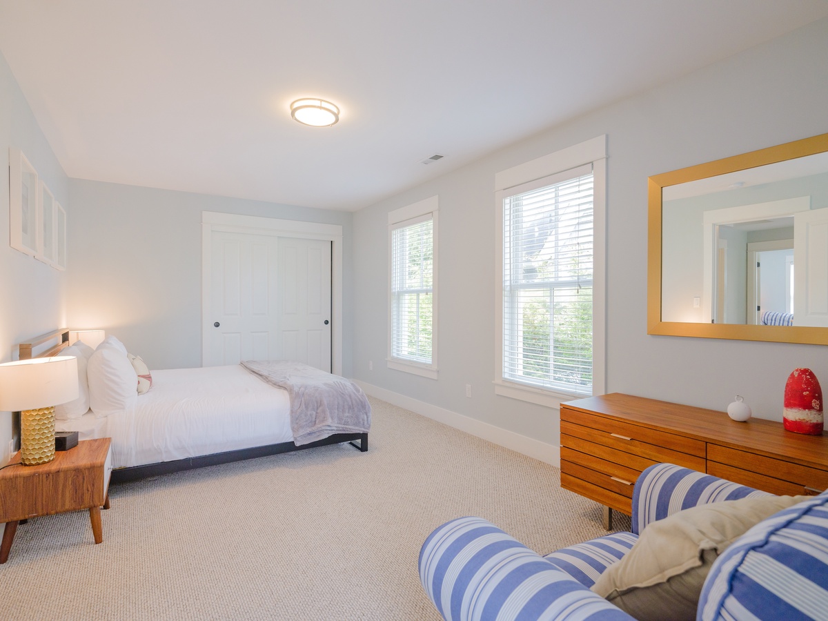 Primary bedroom conveniently located on the main floor