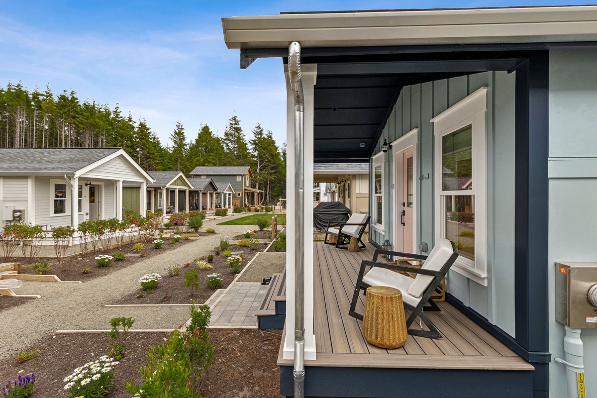 Covered front porch