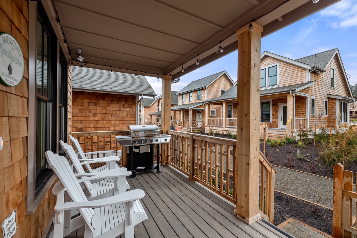 Covered front porch