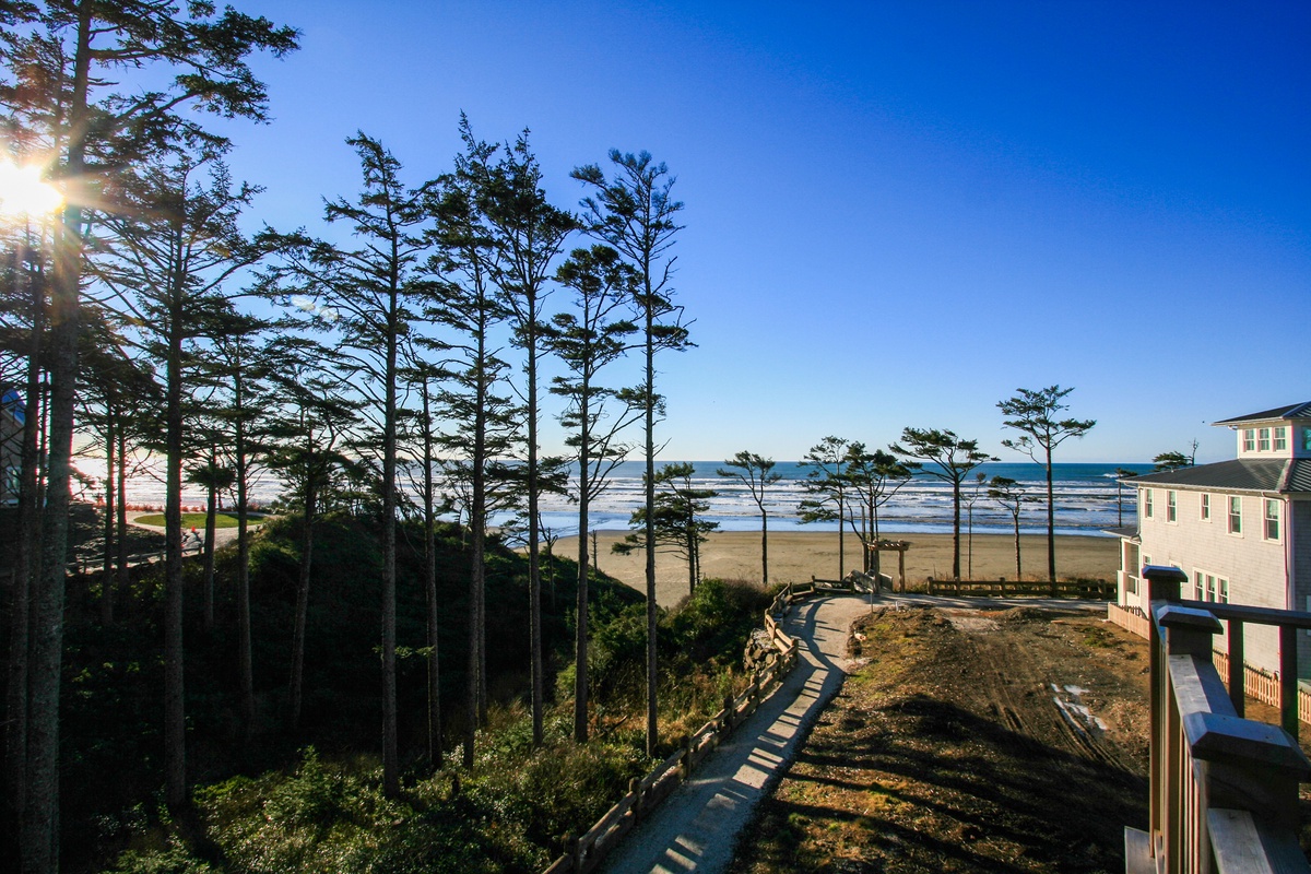 Ocean view from balcony