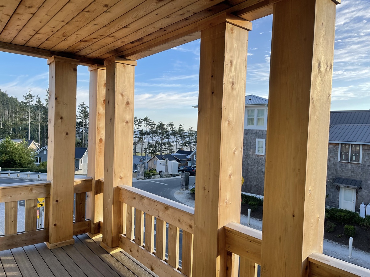 View from Second level deck