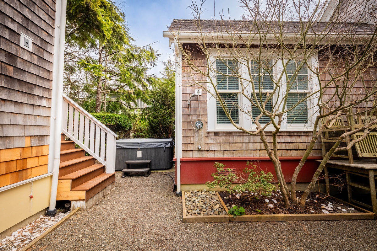 Spacious backyard for family fun