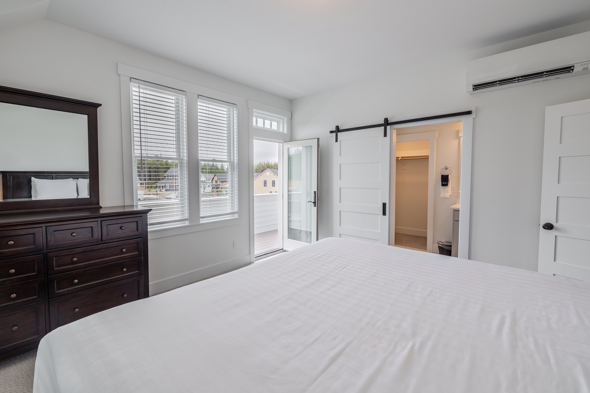 Private deck and ensuite bathroom