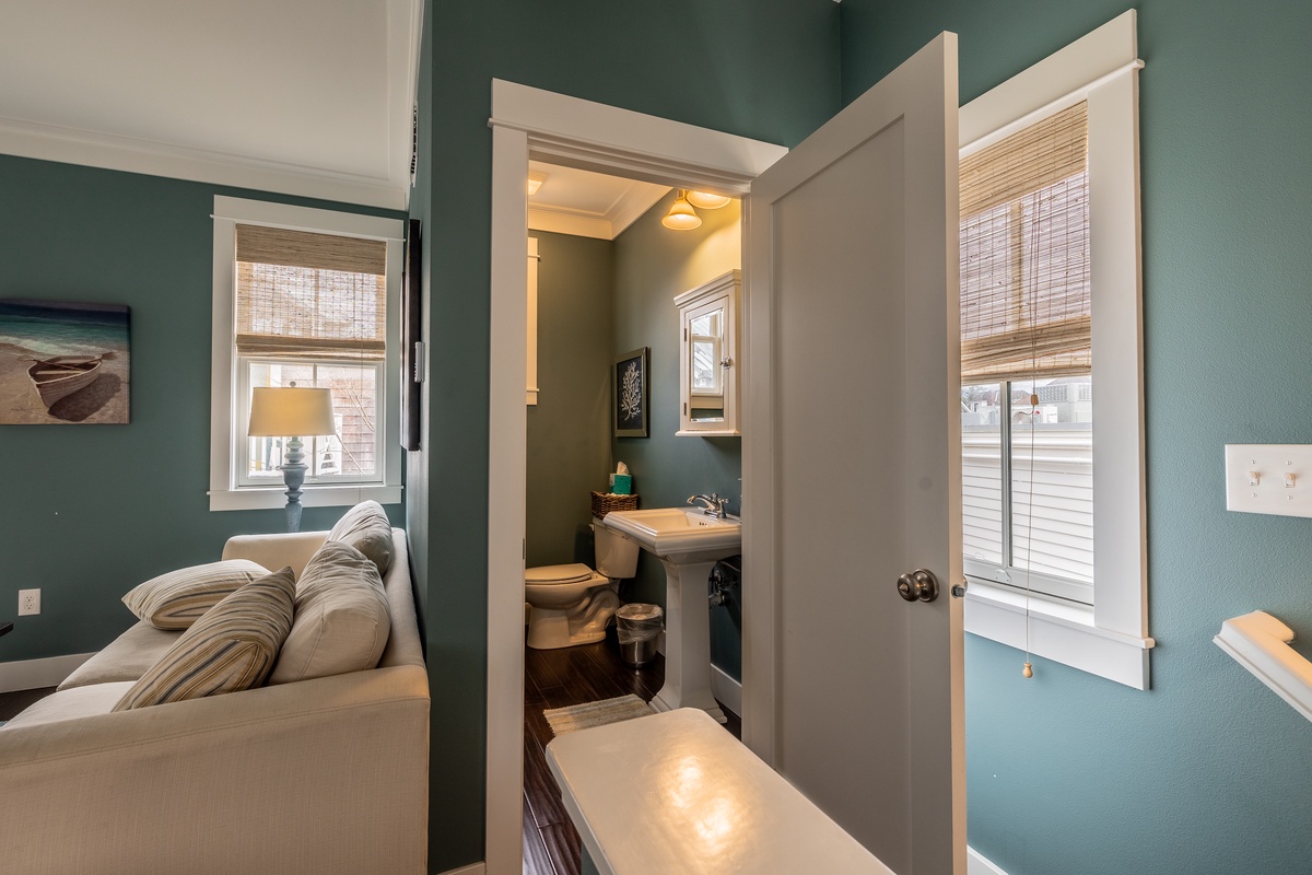 Living Room with Half-Bath