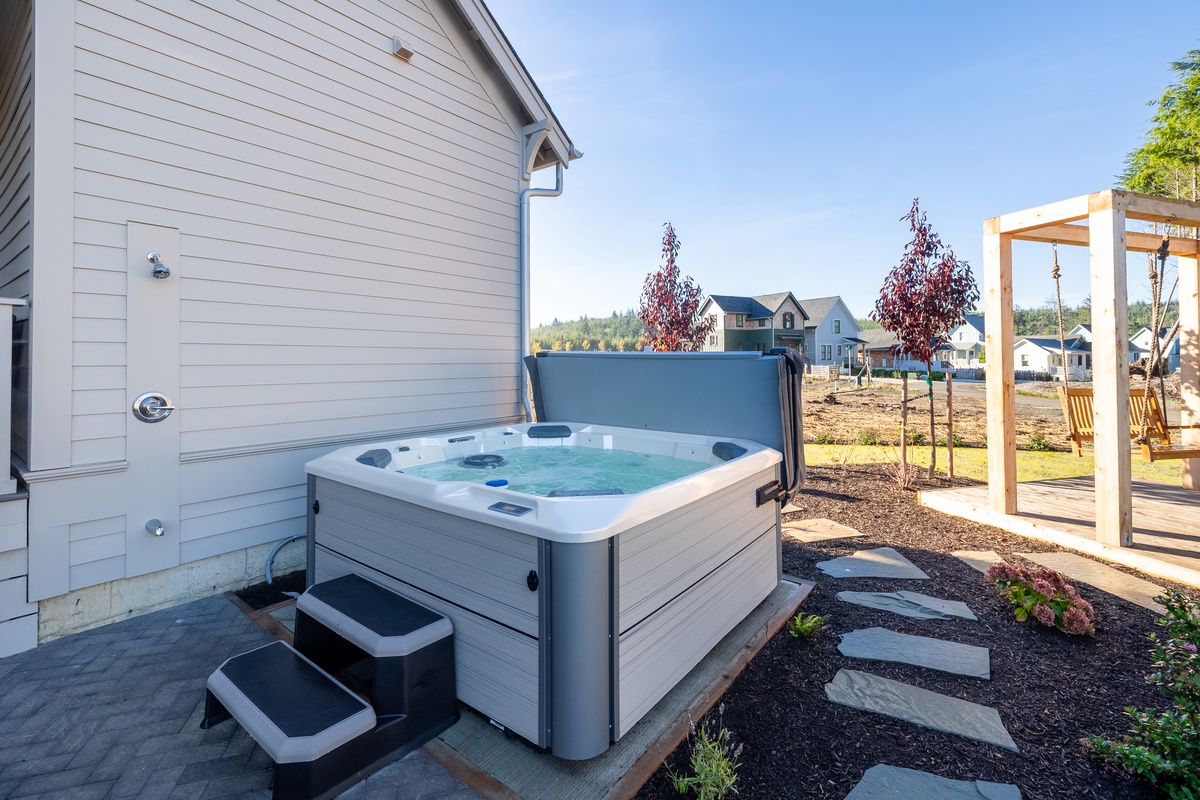 private hot tub