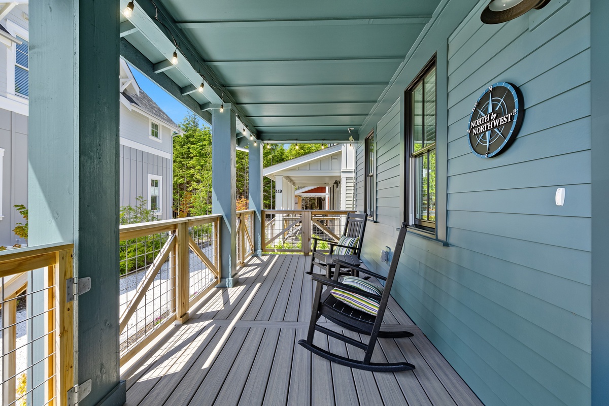 Covered front porch