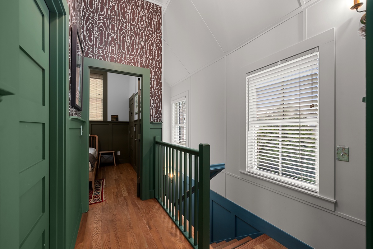 Bright and inviting landing space