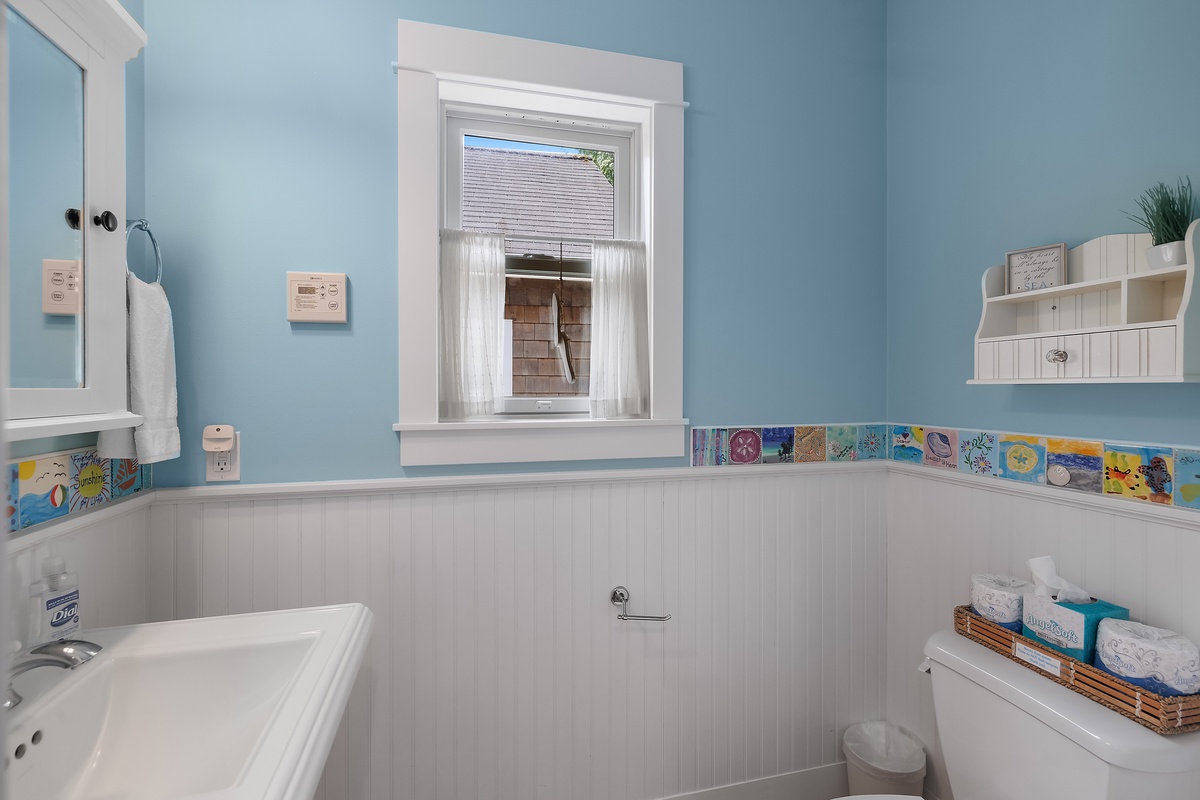 Main floor half bath