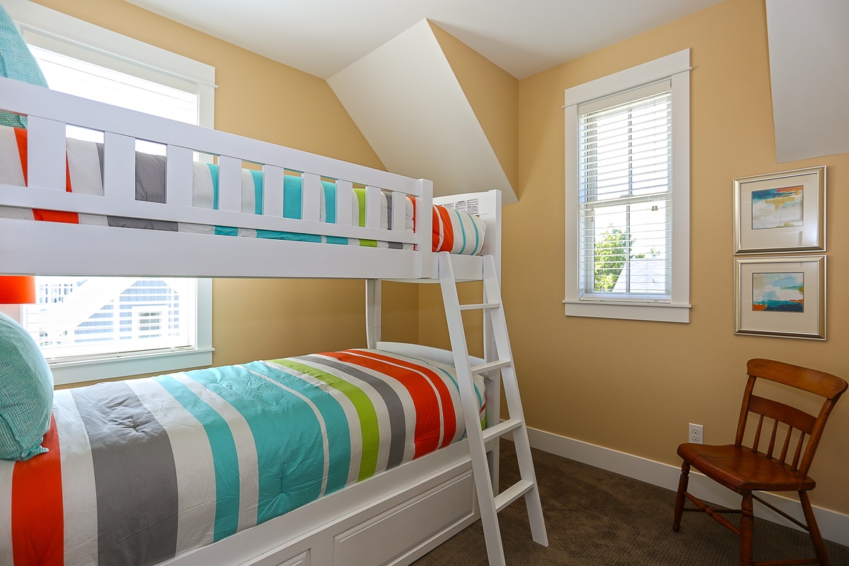 Second floor bunk bedroom