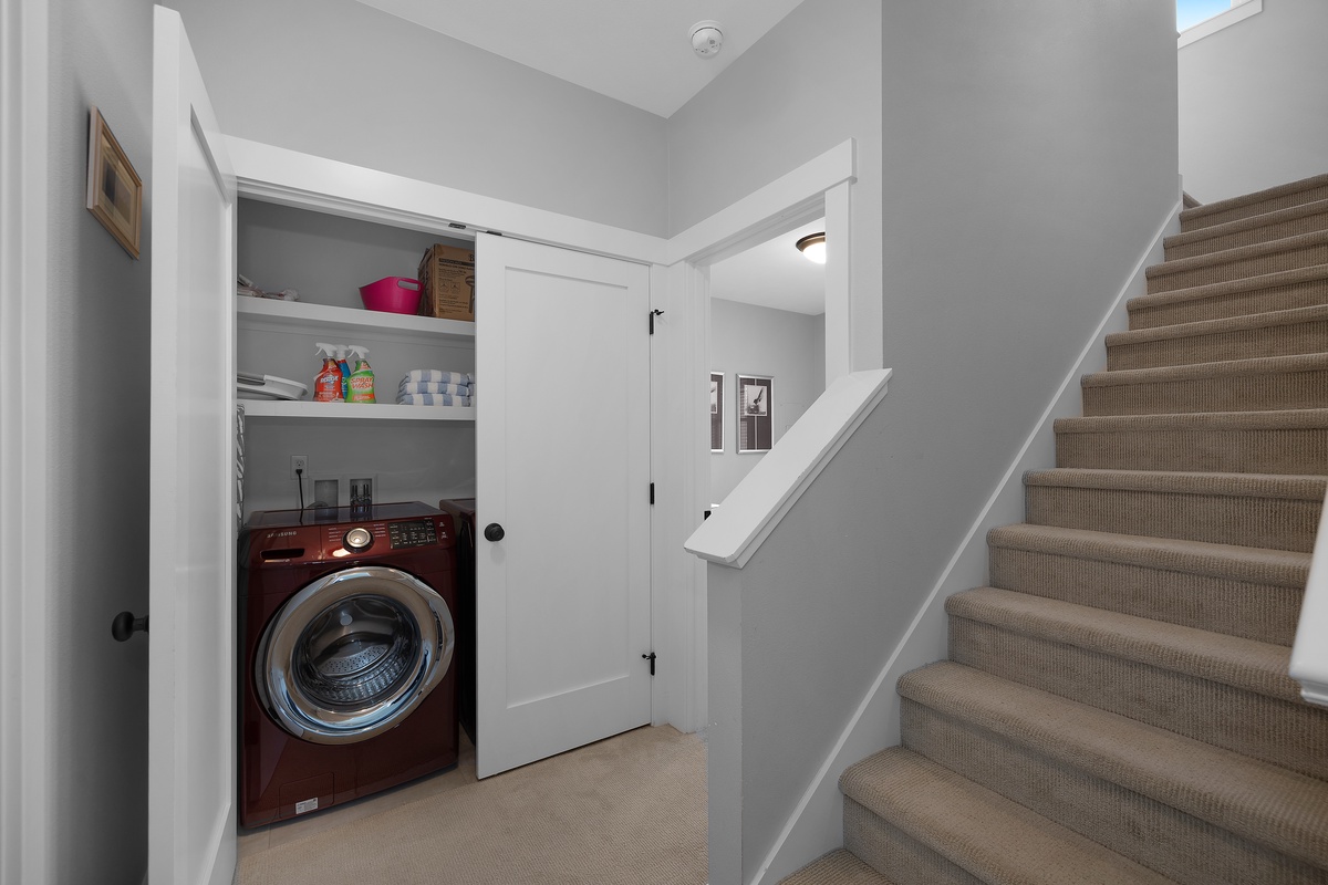 Washer and dryer