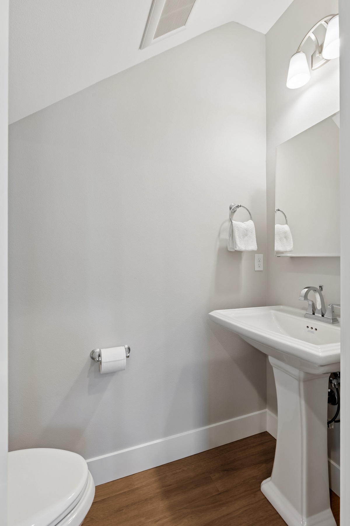 Main level half bath