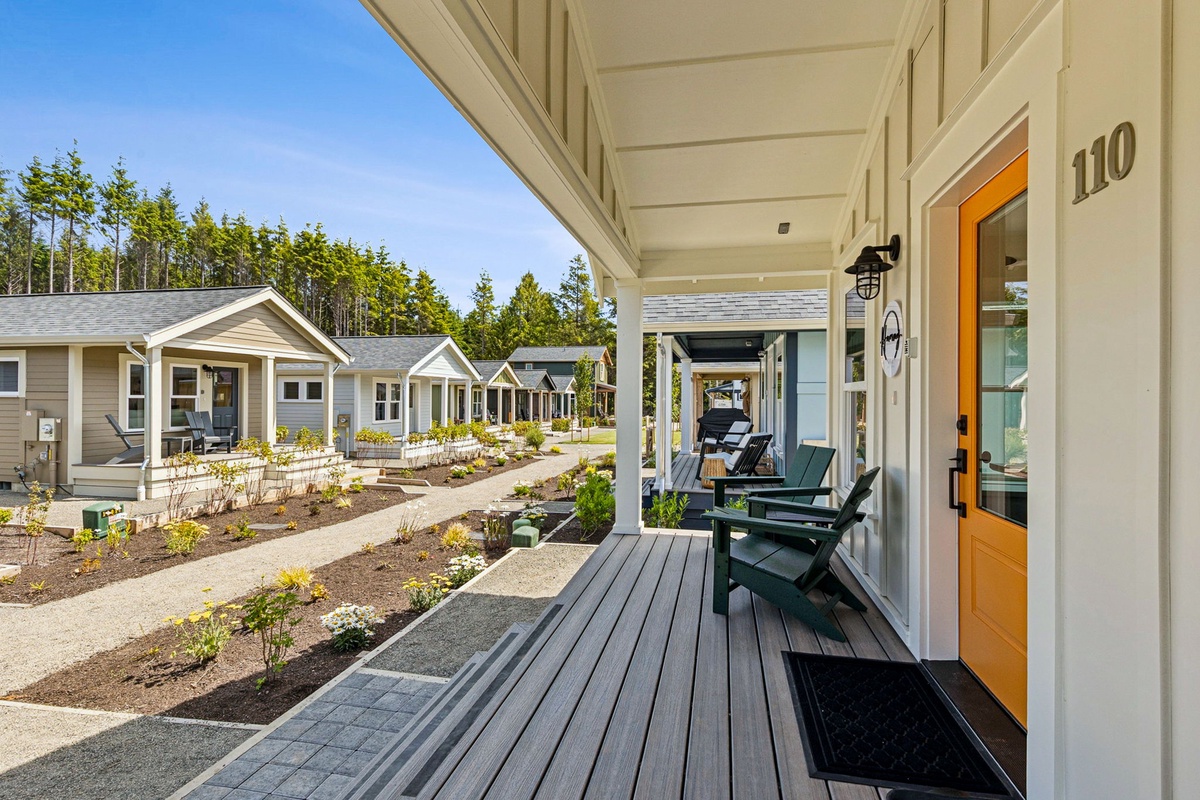 Covered front porch