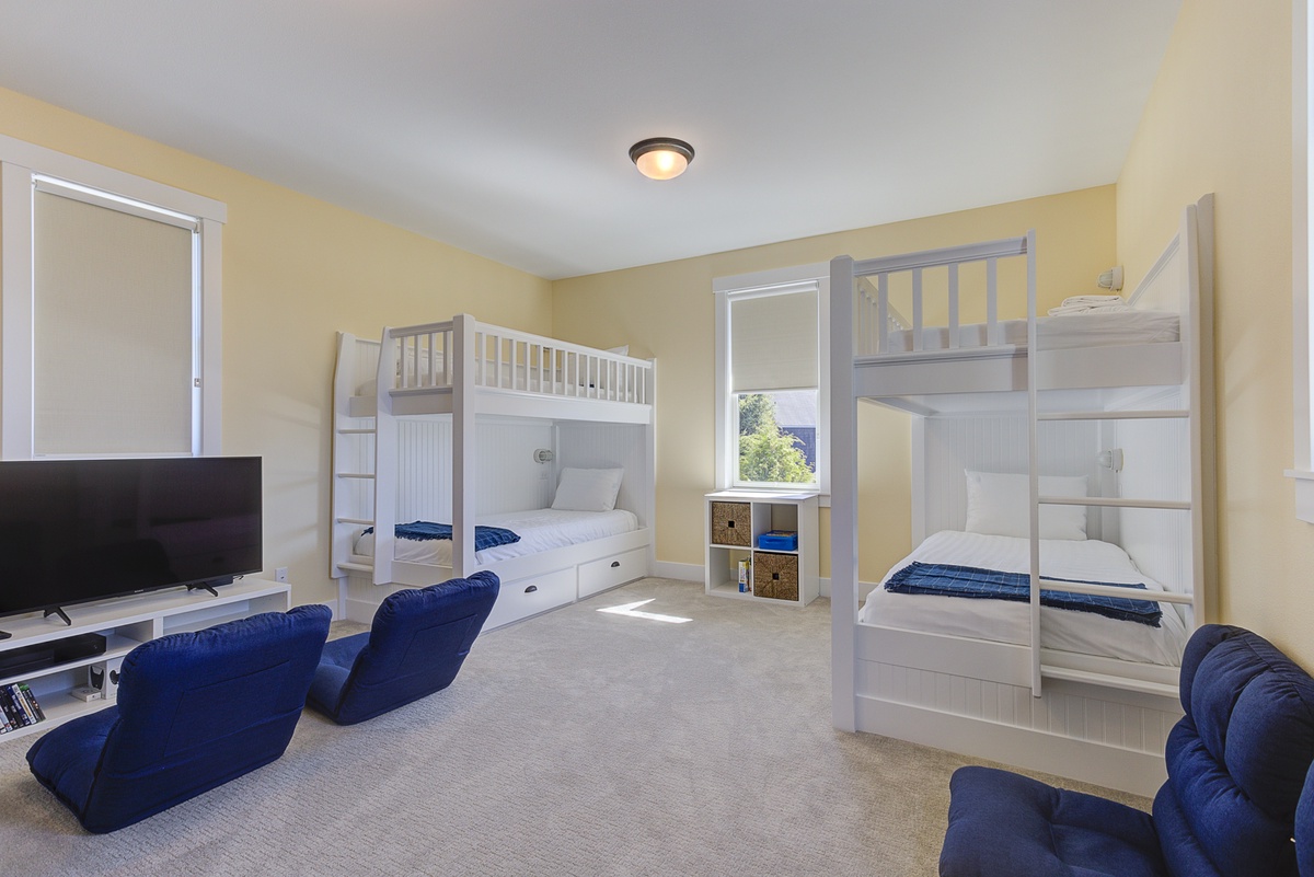 The bunkroom is the ultimate kid's retreat