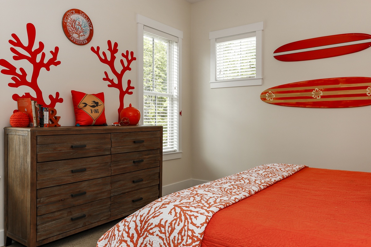Orange Crush bedroom