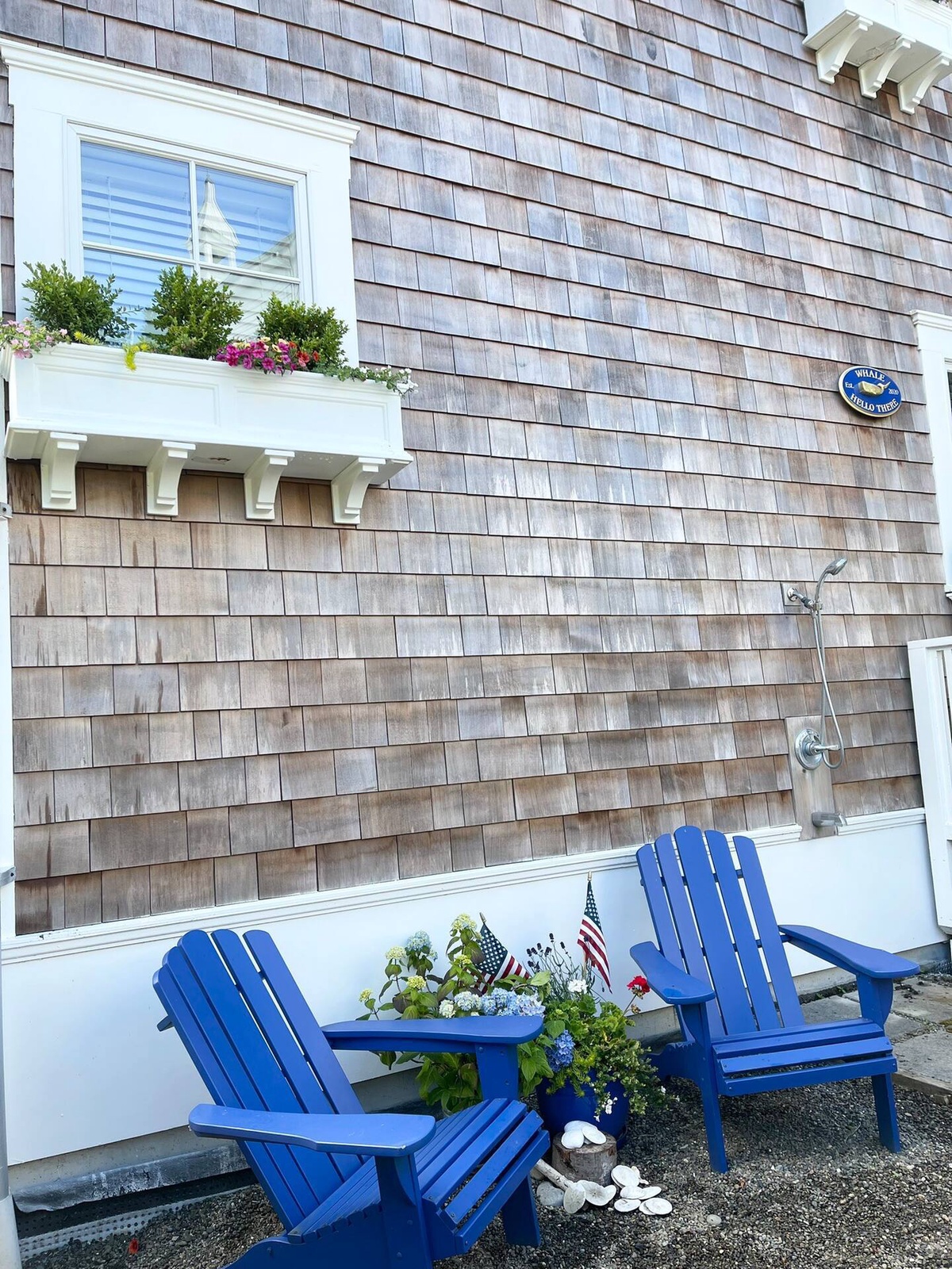 Back yard seating