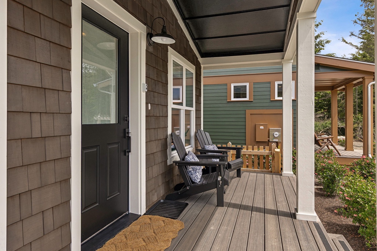 Covered front porch