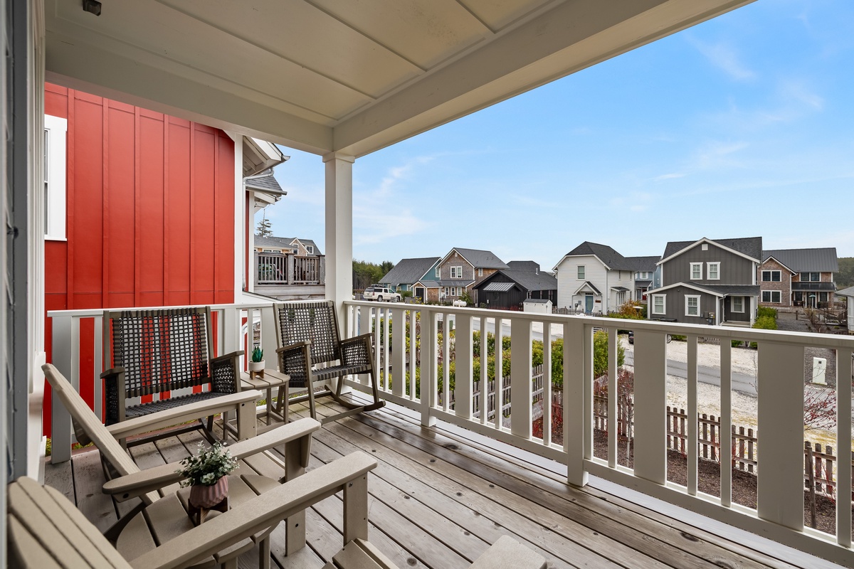 Covered back deck