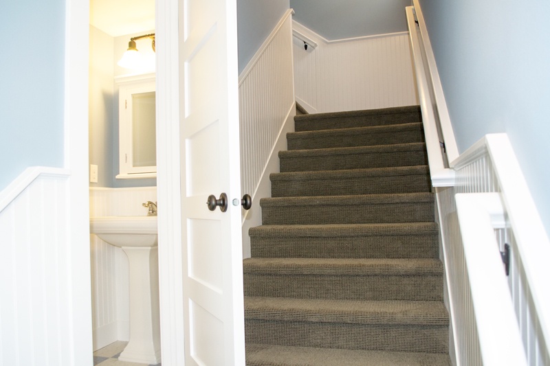 Bathroom & Stairs view