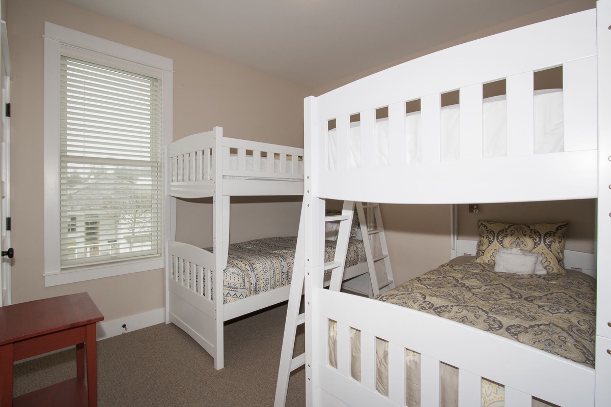 Second floor bunk bedroom