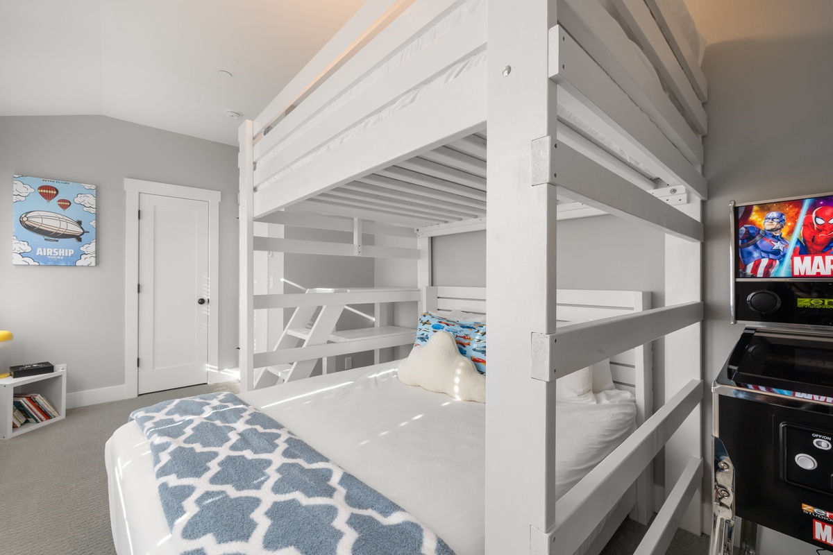 The bunk room is perfect for a great nights sleep