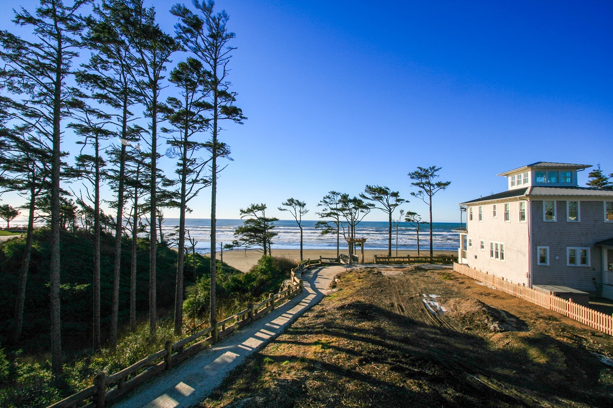 Ocean view from balcony