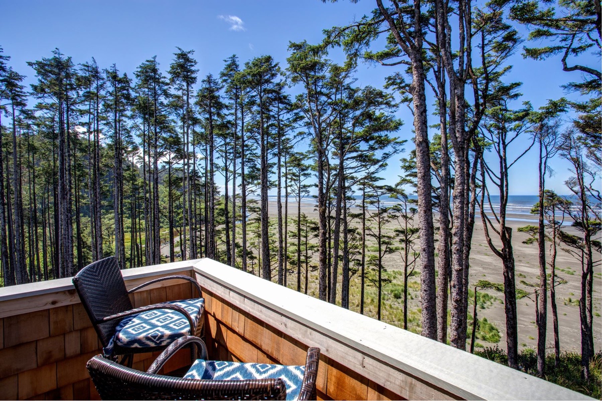 Ocean view from private deck