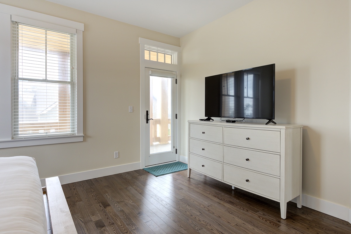 second floor primary bedroom view deck