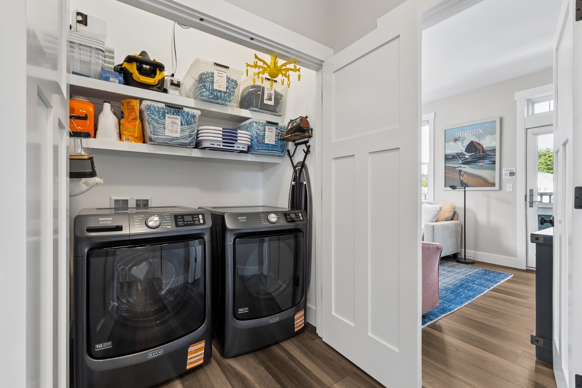 Washer and dryer