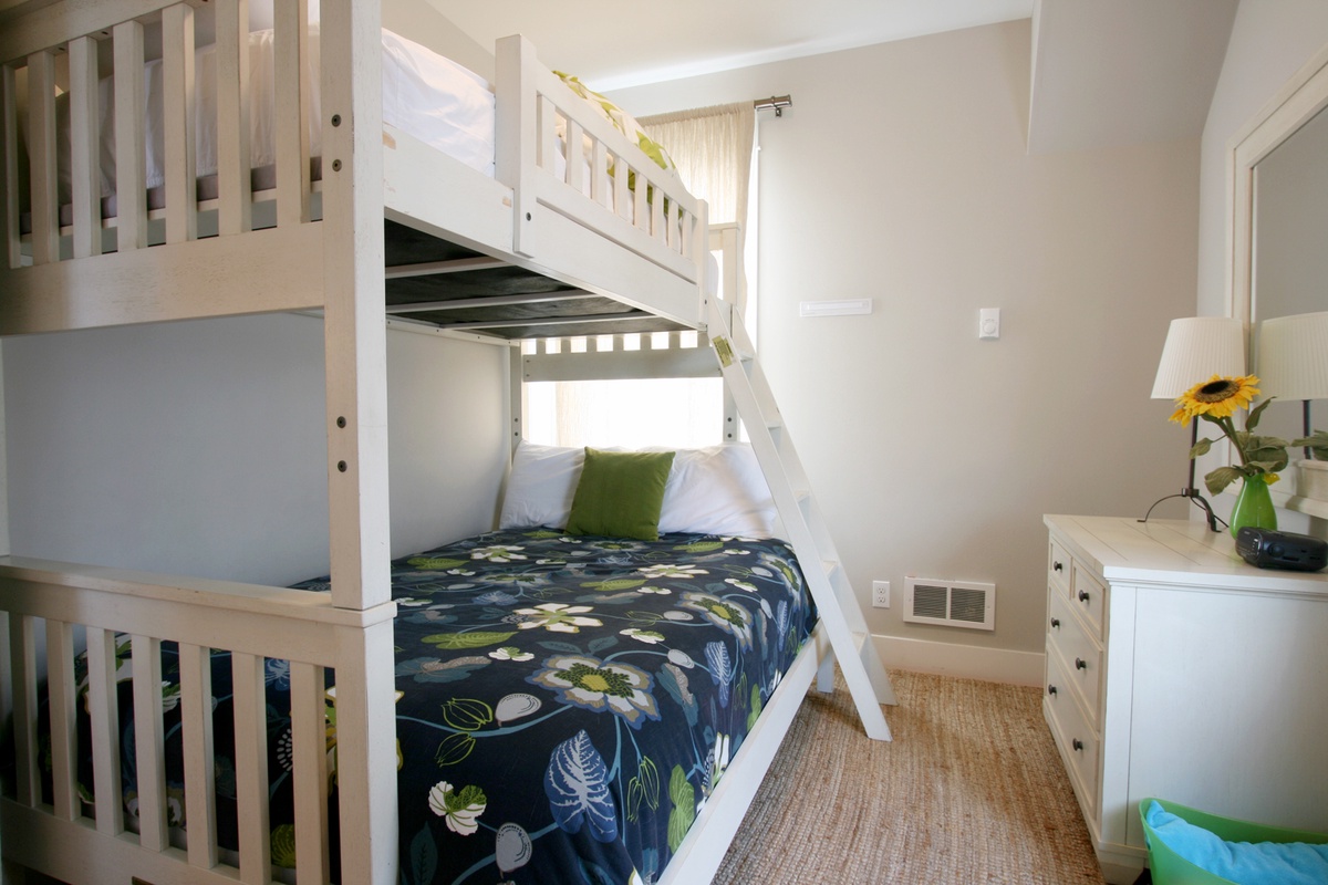 Twin over full bunkroom