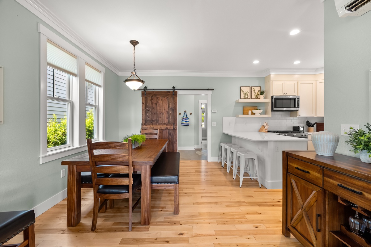 Open floor plan brings everyone together