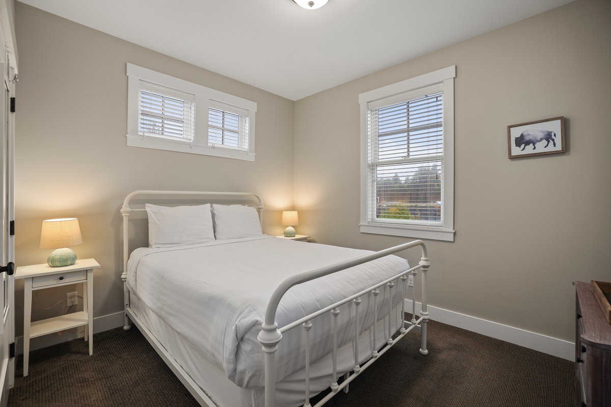 Guest queen bedroom on second floor