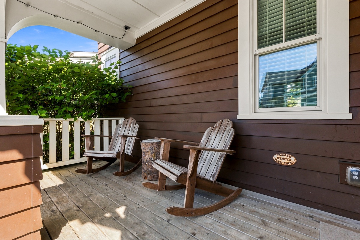 Front porch seating