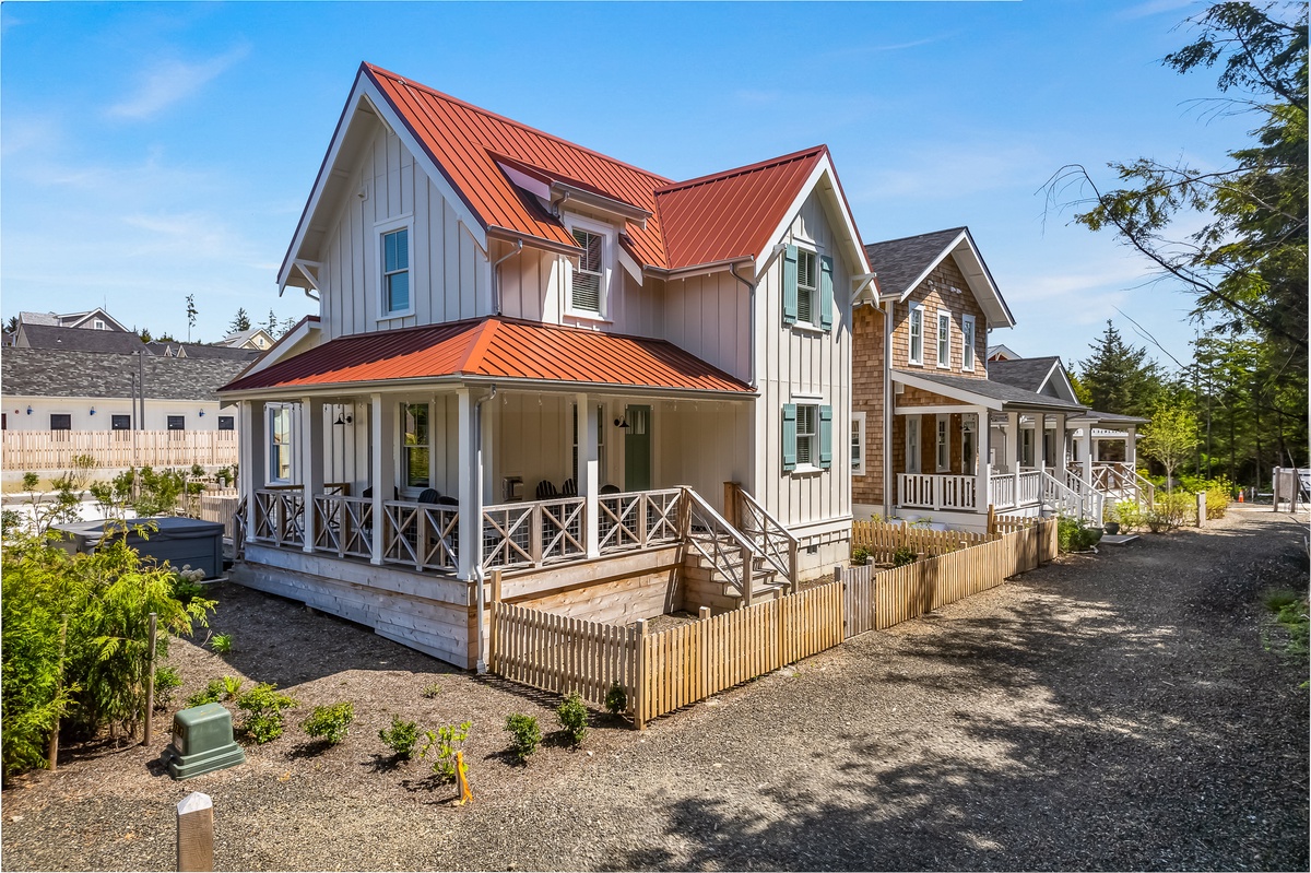 Kick back on the covered, wrap-around porch