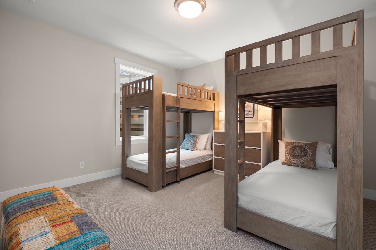 downstairs bunk bedroom