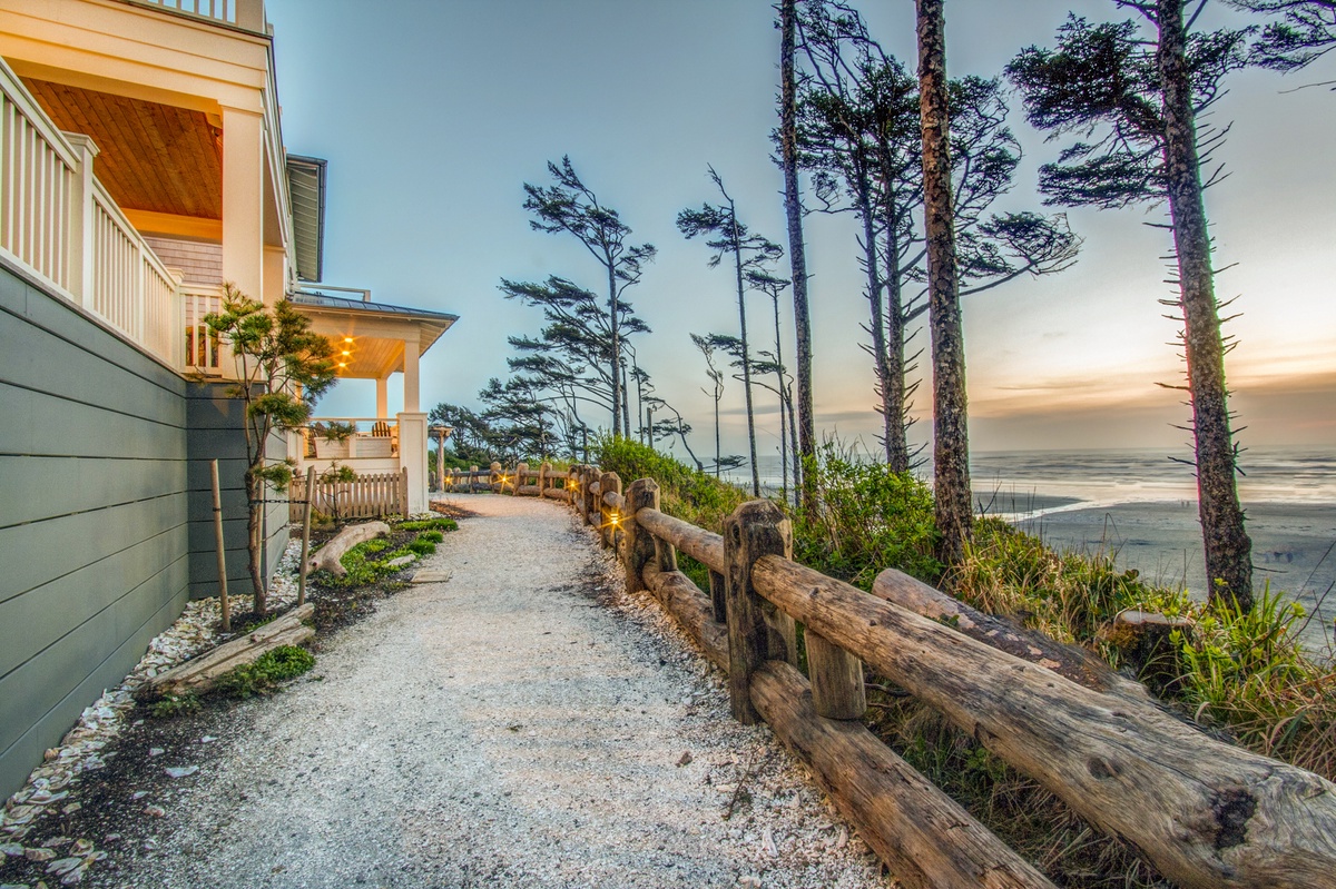 Path that leads to beach access