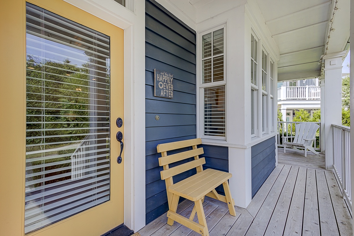 Covered front porch