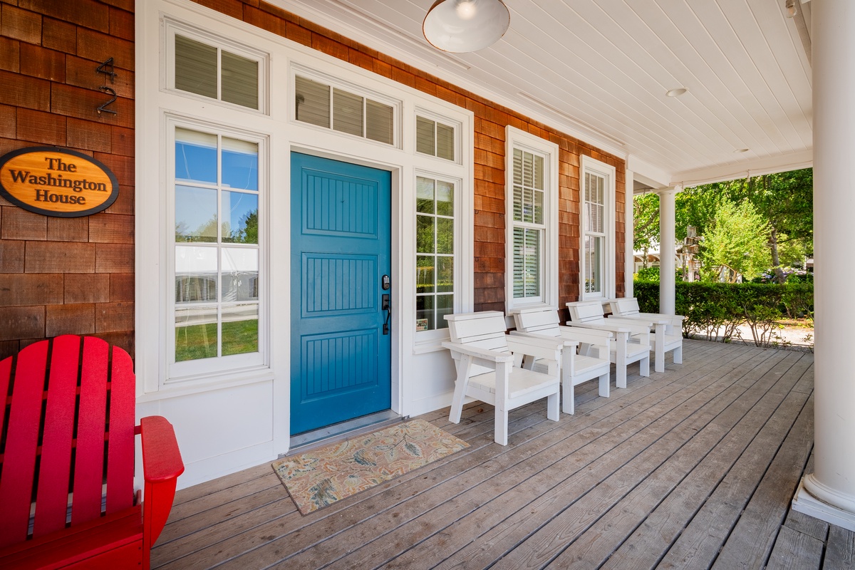 Covered front porch