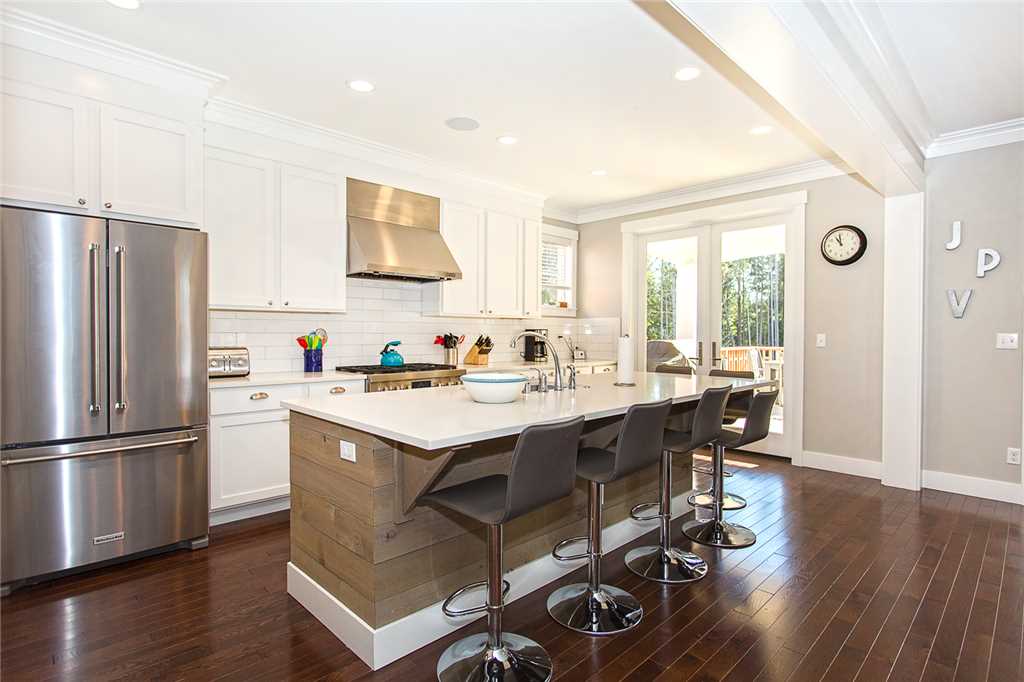 Large kitchen island