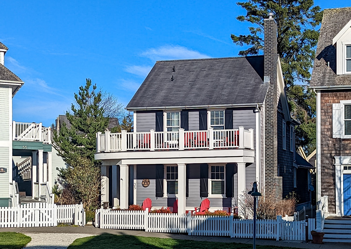 Enjoy a both a covered porch and a deck