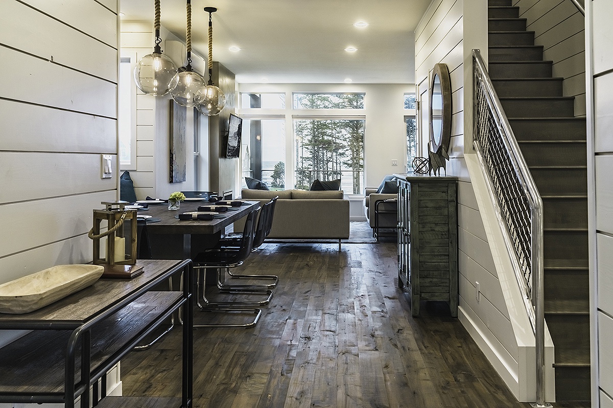 Looking out to the ocean from the mudroom