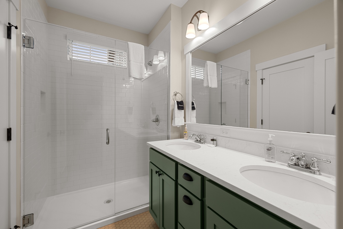 Ensuite bathroom with walk-in shower