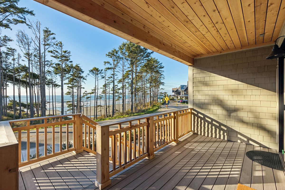 Ocean Views from the Covered Porch