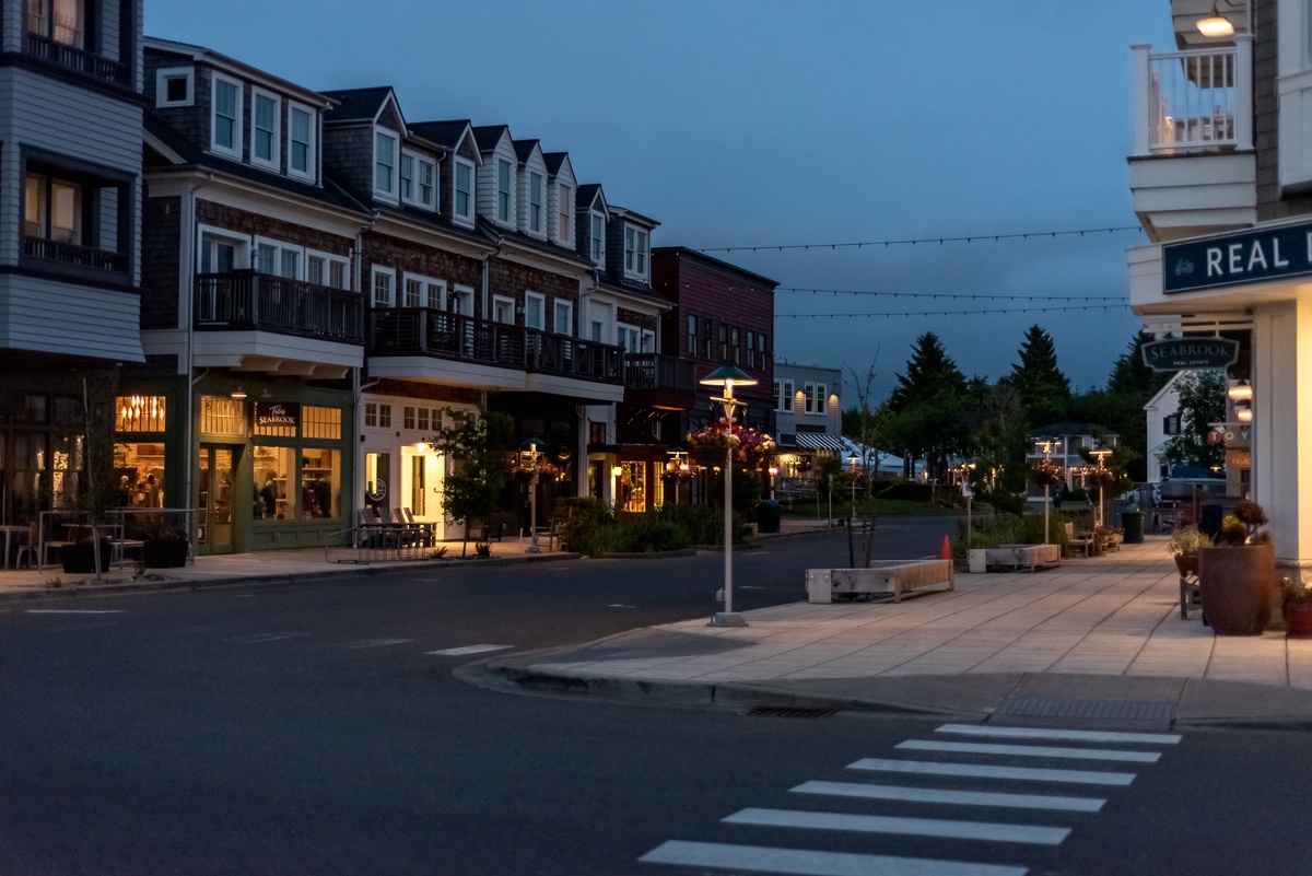 Market Street at dusk