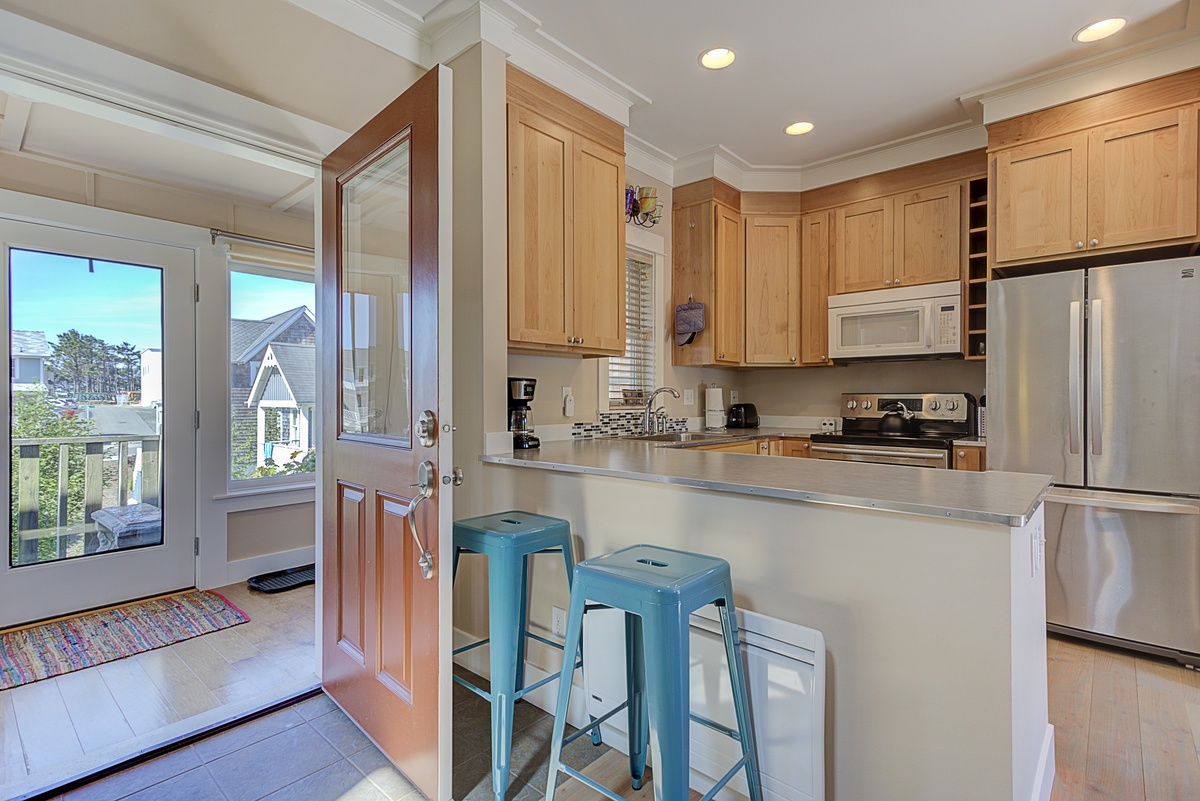 Doorway to sunroom