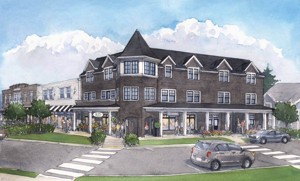 Watercolor rendering